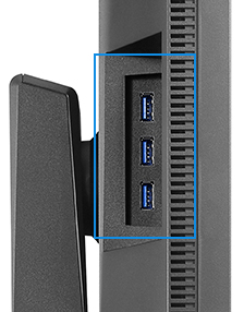 ports USB accessibles écran graphique eizo coloredge cg2730