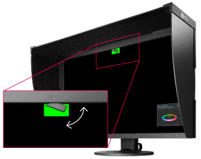 Sonde de calibrage intégrée écran graphique eizo coloredge cg2730