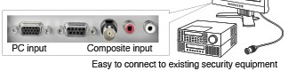 connectique écran vidéosurveillance eizo duravision fds1903